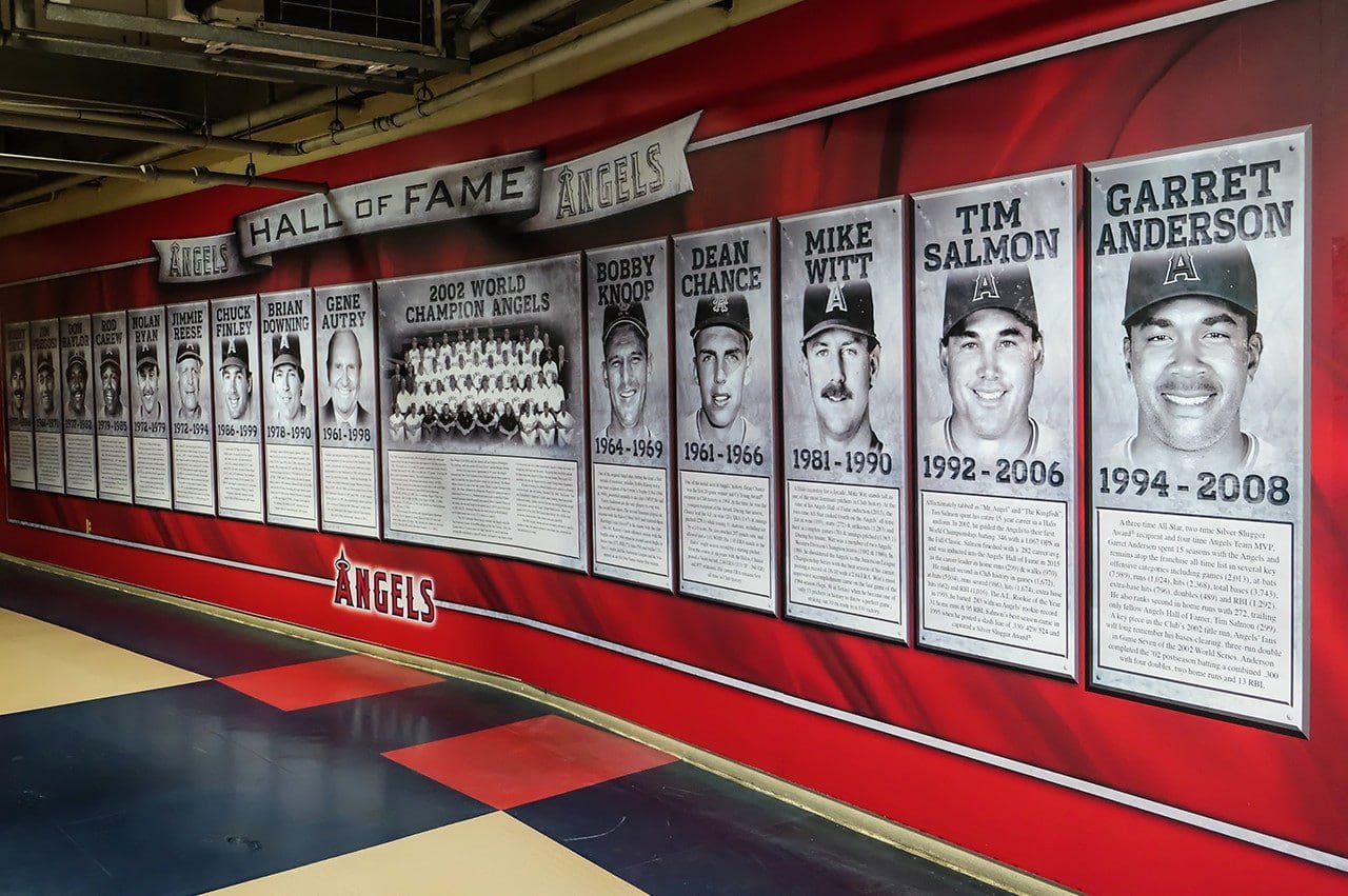 ANAHEIM, CA - APRIL 25: Hall of Fame Rod Carew stands with his